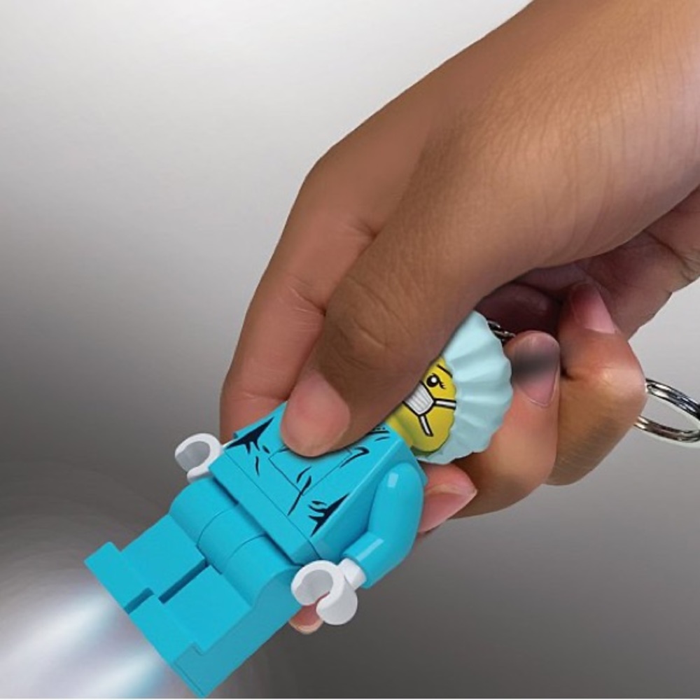 Hospital keychain w LED light